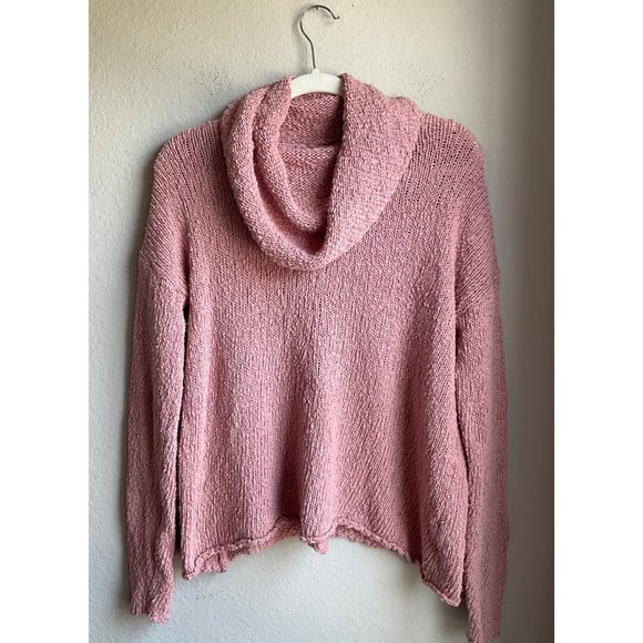 Show Me Your MuMu Sweaters - Show me your Mumu Women's XS oversized sweater turtleneck/Cowl blush pink